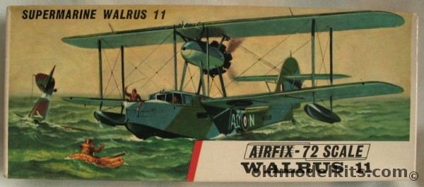 Airfix 1/72 Supermarine Walrus 11 Type 3 Logo, 282 plastic model kit